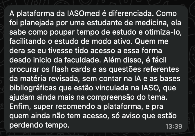 Depoimento de Isadora Afonso Torres